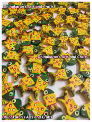 YELLOW Quirky Fish Buttons