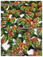GREEN Quirky Fish Buttons