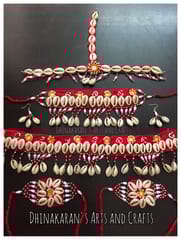Banjara Jewellery Set-RED