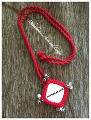 RED Big Mirror Neckpiece
