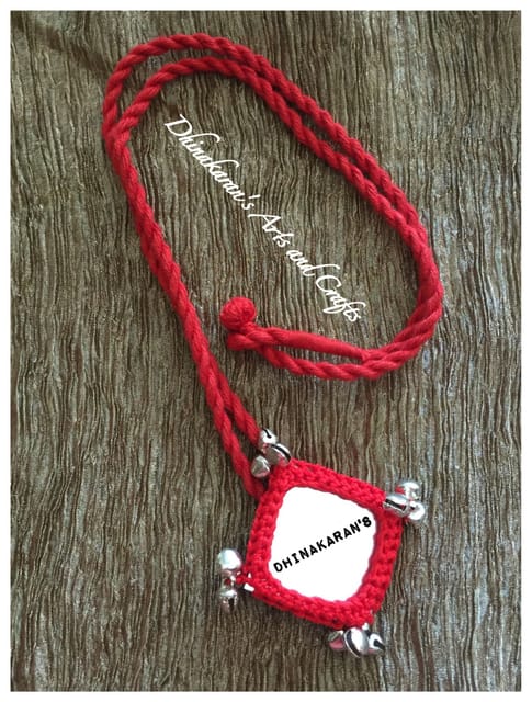 RED Big Mirror Neckpiece