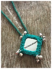 TURQUOISE Big Mirror Neckpiece