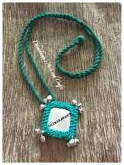 TURQUOISE Big Mirror Neckpiece
