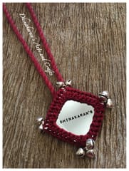 MAROON Big Mirror Neckpiece