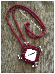 MAROON Big Mirror Neckpiece