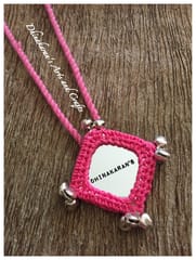 PINK Big Mirror Neckpiece