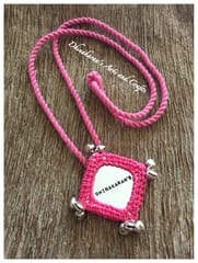 PINK Big Mirror Neckpiece