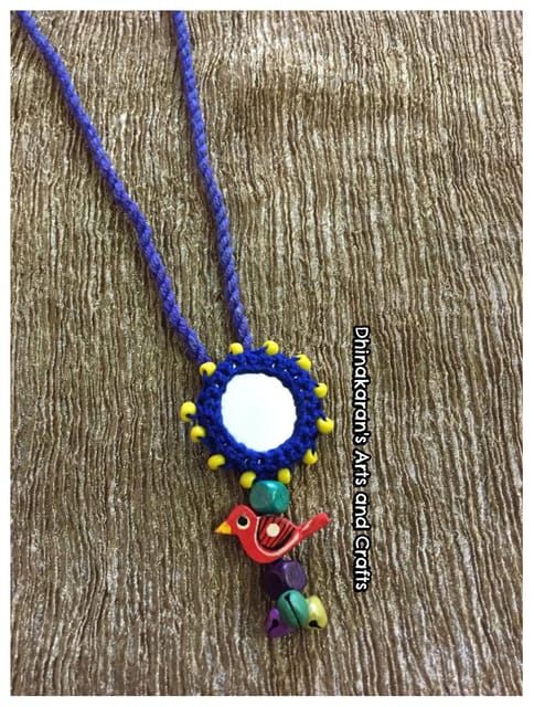 Gulaabo Mirror Neckpiece-(1)