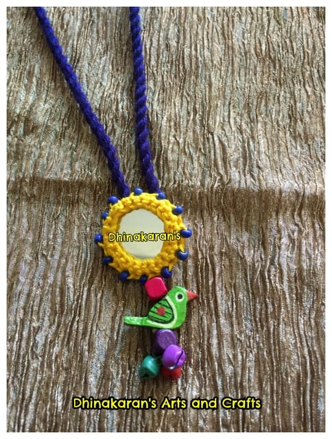 Gulaabo Mirror Neckpiece-(2)