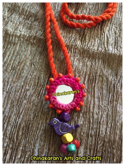 Gulaabo Mirror Neckpiece-(3)