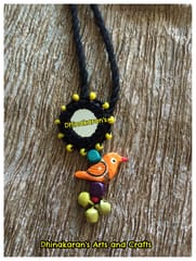 Gulaabo Mirror Neckpiece-(5)