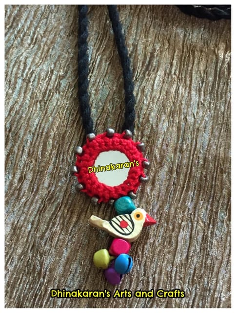 Gulaabo Mirror Neckpiece-(6)