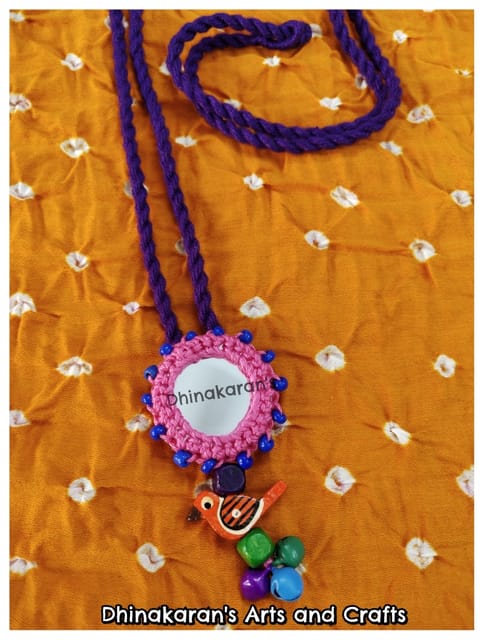 Gulaabo Mirror Neckpiece-(7)
