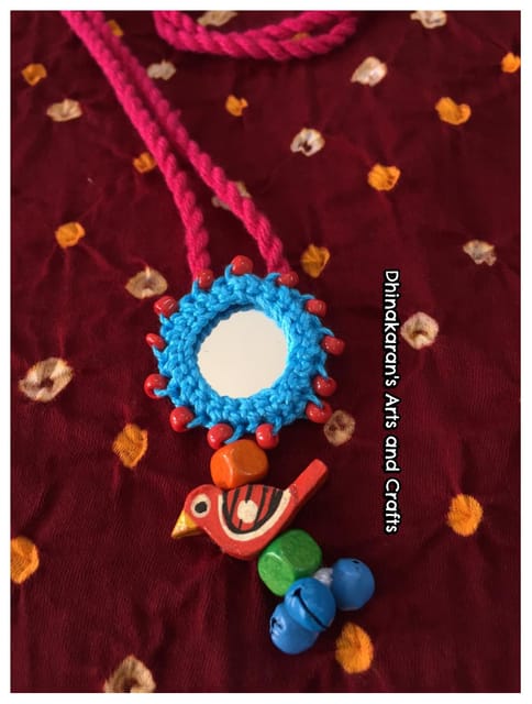 Gulaabo Mirror Neckpiece-(8)