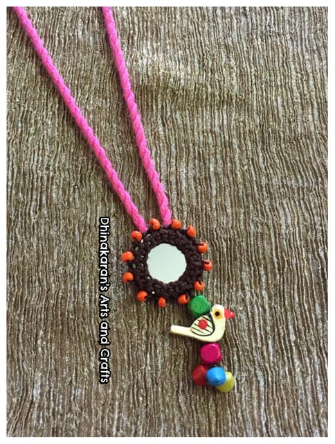 Gulaabo Mirror Neckpiece-(9)