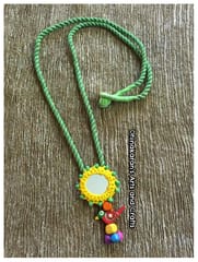 Gulaabo Mirror Neckpiece-(10)
