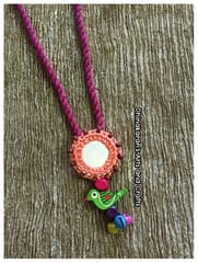 Gulaabo Mirror Neckpiece-(12)