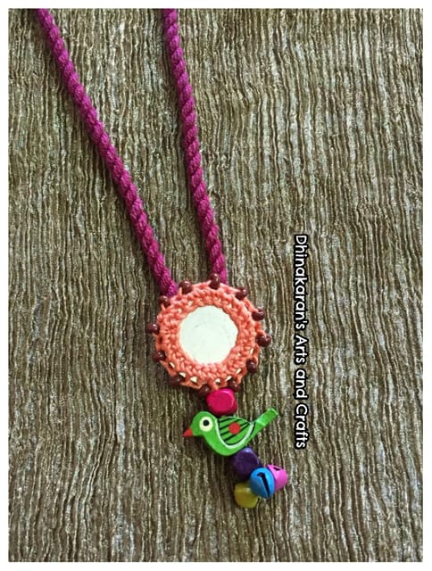 Gulaabo Mirror Neckpiece-(12)