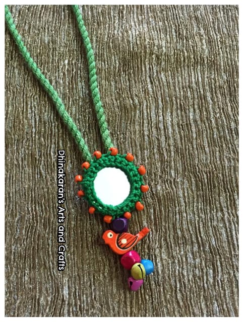 Gulaabo Mirror Neckpiece-(13)