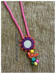 Gulaabo Mirror Neckpiece-(14)