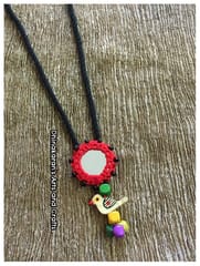 Gulaabo Mirror Neckpiece-(15)