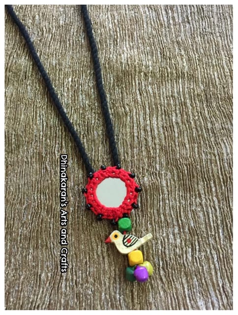 Gulaabo Mirror Neckpiece-(15)