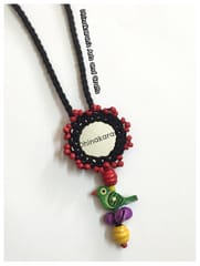 Gulaabo Mirror Neckpiece-(19)
