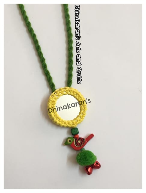 Gulaabo Mirror Neckpiece-(20)
