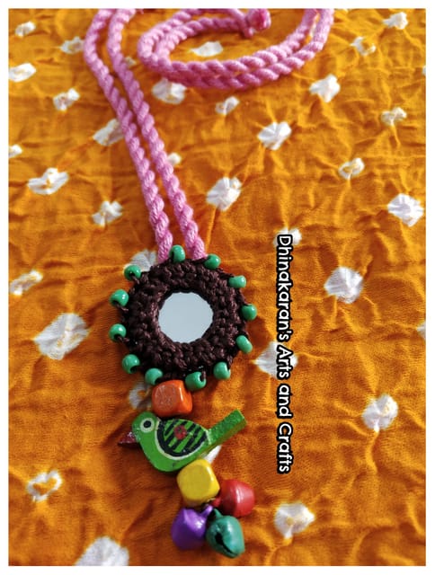 Gulaabo Mirror Neckpiece-(22)
