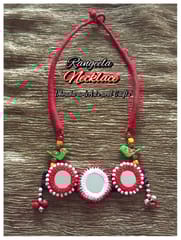 Rangeela Mirror Necklace-(2)