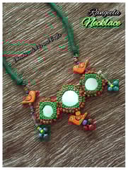 Rangeela Mirror Necklace-(3)