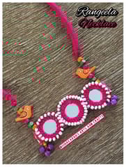 Rangeela Mirror Necklace-(4)