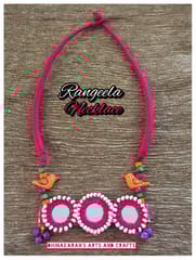 Rangeela Mirror Necklace-(4)