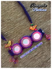 Rangeela Mirror Necklace-(5)