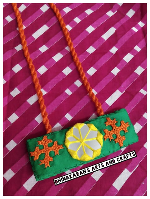 Simple Kutchwork Neckpiece