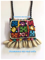 Checkers Banjara Kutchwork Neckpiece