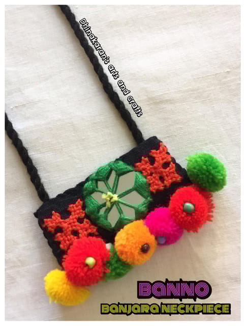 Banno Banjara Kutchwork Neckpiece