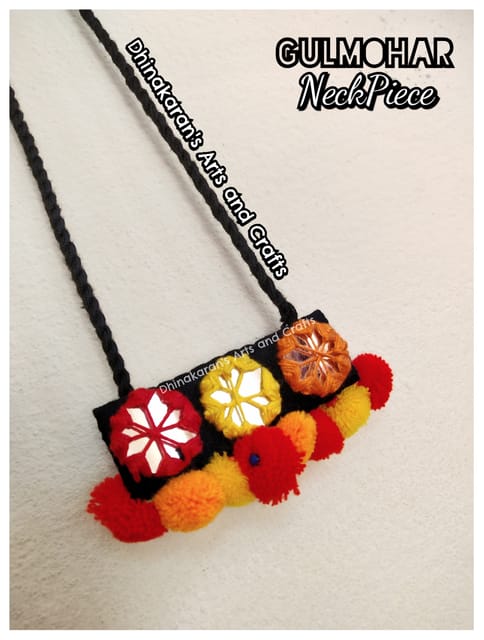 Gulmohar Banjara Kutchwork Neckpiece