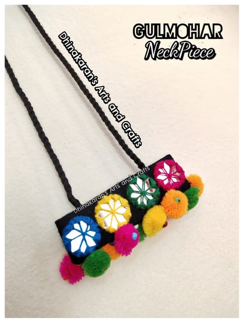 Gulmohar Banjara Kutchwork Neckpiece