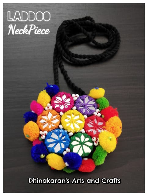 Laddoo Banjara Kutchwork Neckpiece