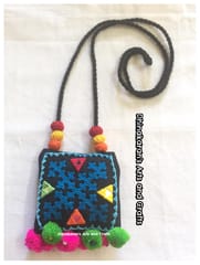 Square Banjara Kutchwork Neckpiece