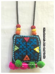 Square Banjara Kutchwork Neckpiece