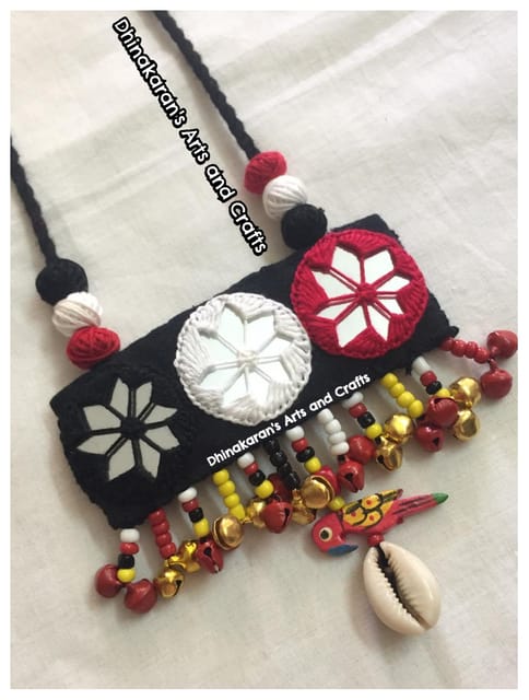 Gulmohar Banjara Kutchwork Neckpiece