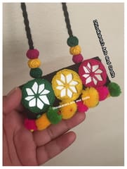 Gulmohar Banjara Kutchwork Neckpiece