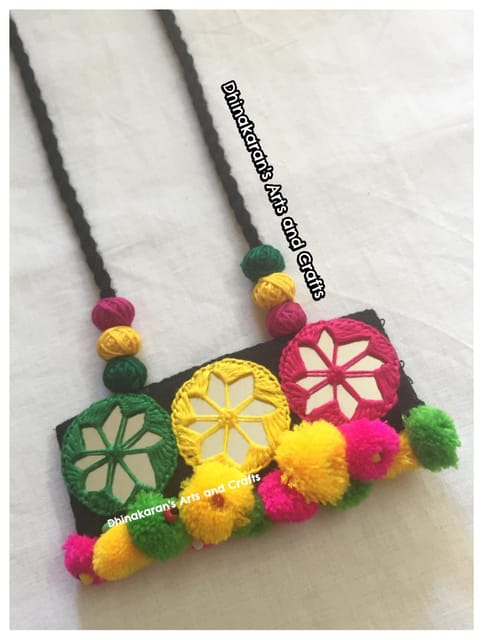 Gulmohar Banjara Kutchwork Neckpiece