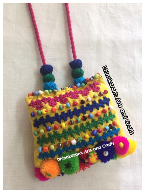 Colour Waves Banjara Kutchwork Neckpiece