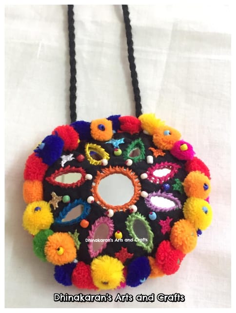 Laddoo Banjara Kutchwork Neckpiece