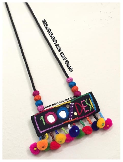 100% Desi Banjara Kutchwork Neckpiece