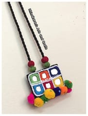 Colour Cubes Banjara Kutchwork Neckpiece