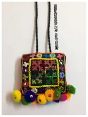 Multicolour Banjara Kutchwork Neckpiece